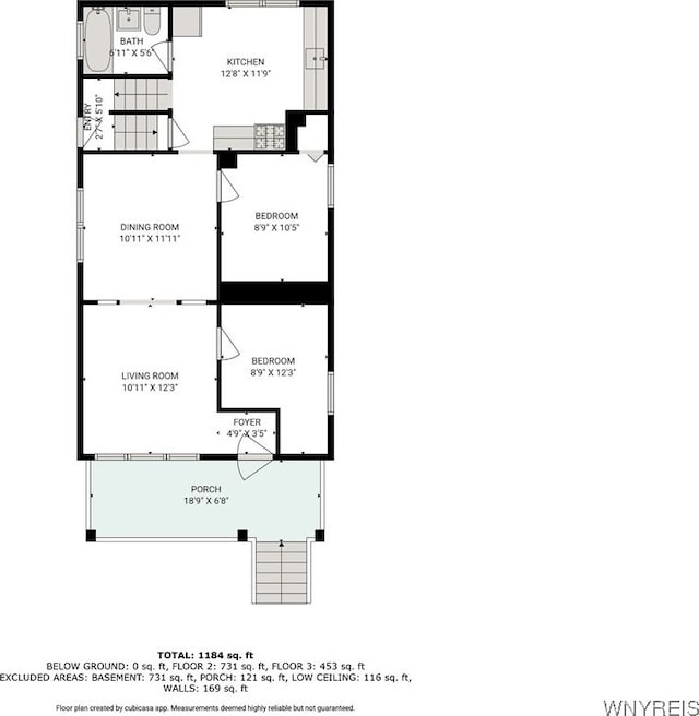 57 Davidson Ave, Buffalo, NY 14215 - property floor plan