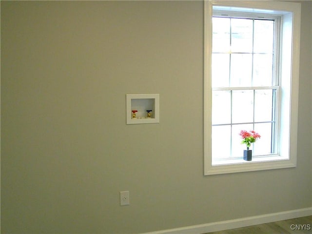 8457 S Main St, Le Ray, NY 13637 - laundry area featuring hookup for a washing machine and baseboards