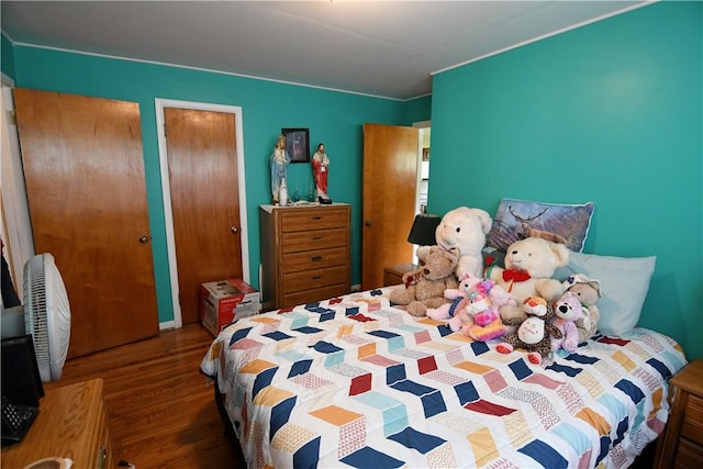 158 Dingman Hill Rd, Bainbridge, NY 13733 - bedroom featuring wood finished floors