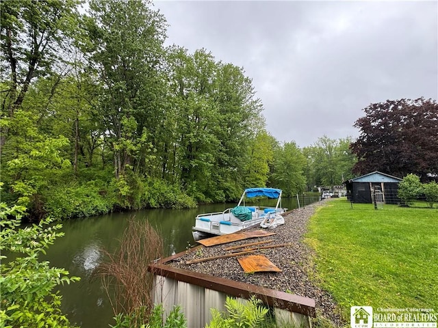 131 Goose Creek Rd, Busti, NY 14710 - dock area with a water view
