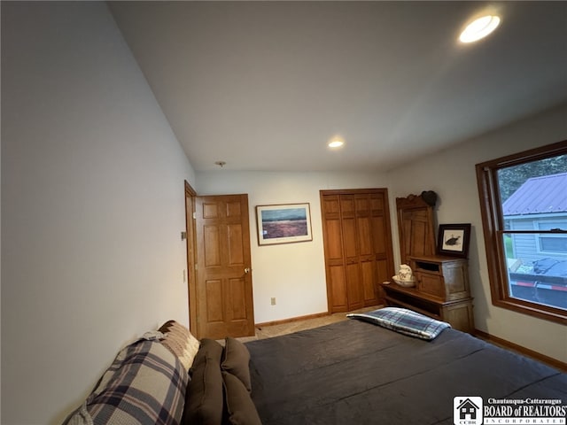 131 Goose Creek Rd, Busti, NY 14710 - bedroom featuring recessed lighting and a closet