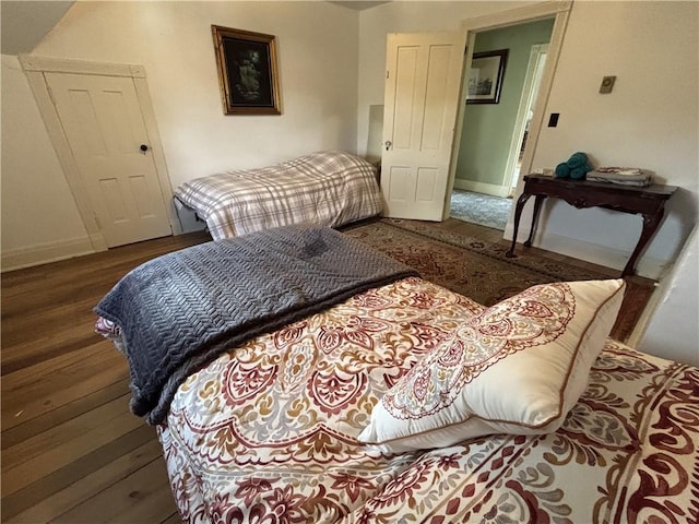 110 Edgar James St, Kane Boro, PA 16735 - bedroom featuring baseboards and wood finished floors