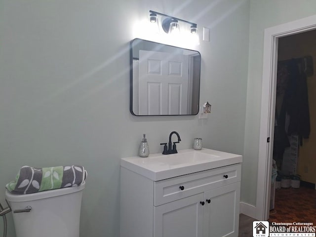 38 Douglas Pl, Jamestown, NY 14701 - bathroom with vanity and toilet