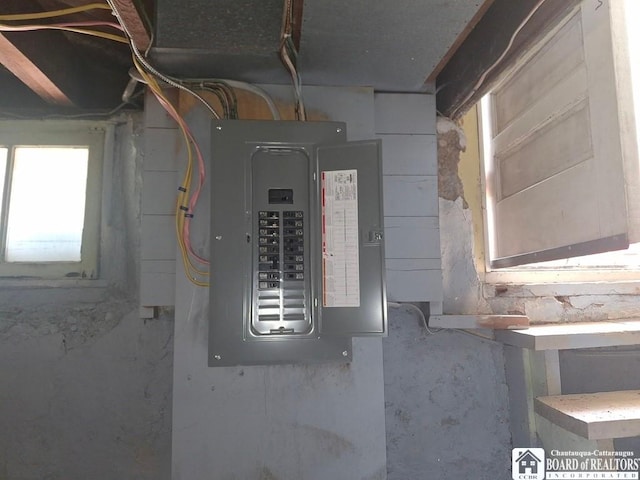 38 Douglas Pl, Jamestown, NY 14701 - utility room featuring electric panel
