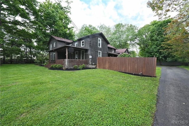 5002 Armor Duells Rd, Orchard Park, NY 14127 - view of side of property with covered porch and driveway