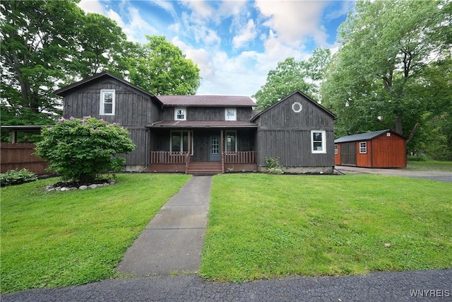 5002 Armor Duells Rd, Orchard Park, NY 14127 - rustic home with a porch and asphalt driveway