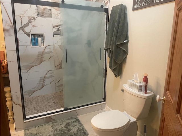 490 Bennett Pkwy, Hornellsville, NY 14843 - bathroom featuring a marble finish shower and toilet