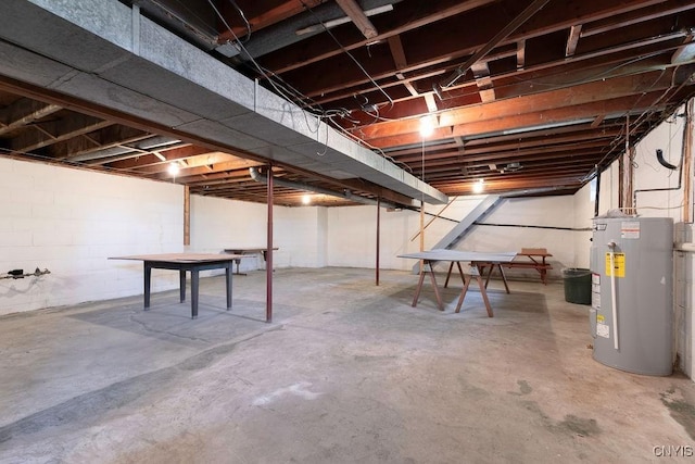 299 Sharp Rd, Granby, NY 13069 - unfinished basement with water heater