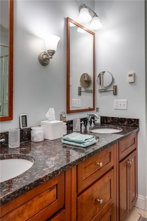 3104 Knoll Rd, Erwin, NY 14870 - full bath featuring double vanity