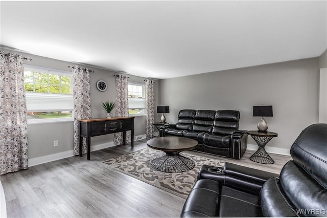 195 Robert Dr, North Tonawanda, NY 14120 - living room with wood finished floors and baseboards