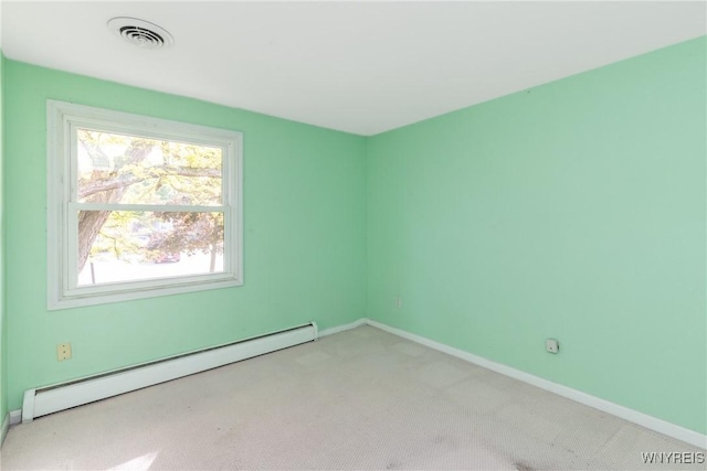 24 Glenbourne Ct, Amherst, NY 14221 - carpeted spare room with baseboard heating, healthy amount of natural light, and baseboards