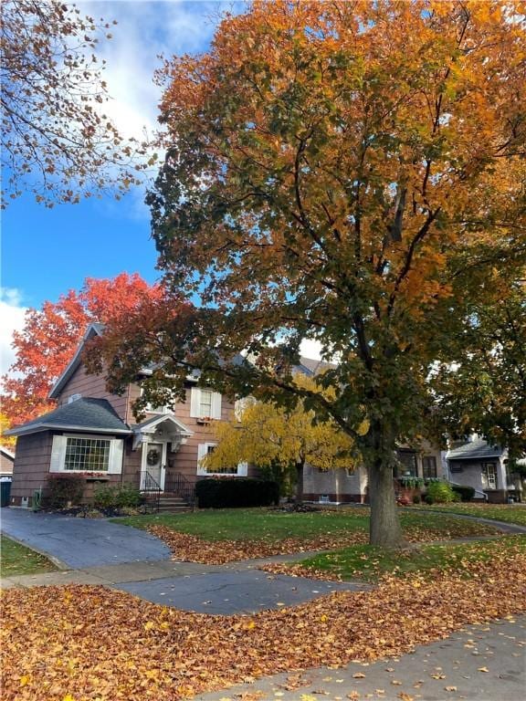 196 Elmcroft Rd, Rochester, NY 14609 - view of property hidden behind natural elements