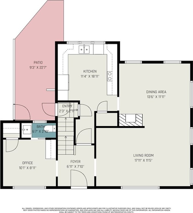 196 Elmcroft Rd, Rochester, NY 14609 - floor plan / room layout