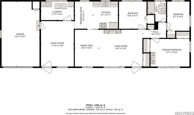 892 Northland Ave, Buffalo, NY 14215 - floor plan / room layout