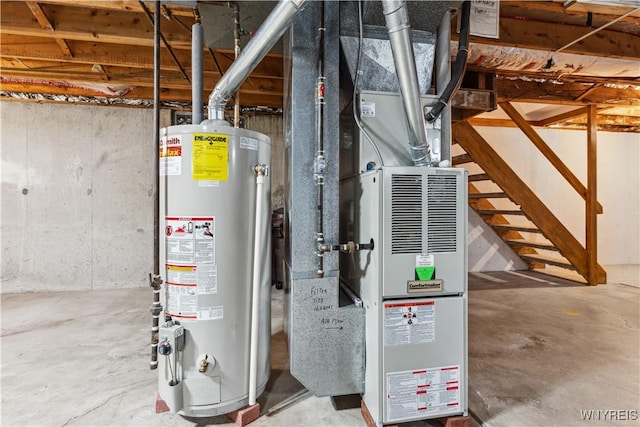 75 Greenmeadow Dr, West Seneca, NY 14224 - utility room featuring gas water heater