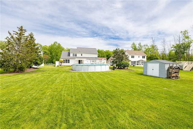 1156 Channing Woods Dr, Webster, NY 14580 - view of grassy yard with an outdoor pool