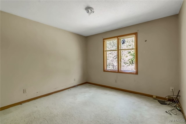 113 Meadow Spring Ln, Amherst, NY 14051 - spare room with baseboards and light colored carpet