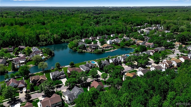 113 Meadow Spring Ln, Amherst, NY 14051 - view of property location with a forest, nearby suburban area, and a nearby body of water