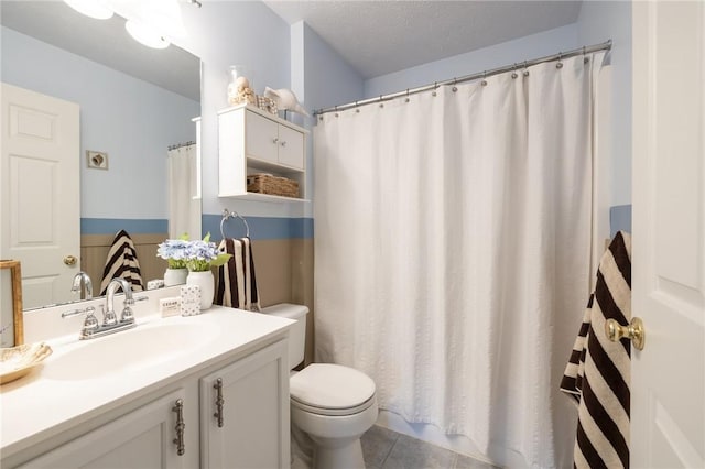 717 Westwood Trl, Walworth, NY 14502 - bathroom featuring toilet, vanity, and tile patterned flooring