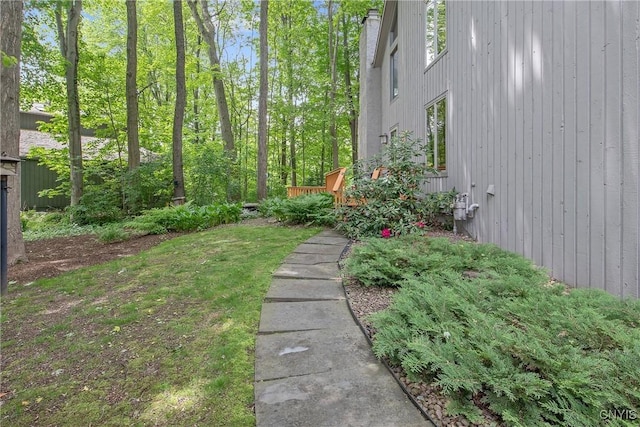 8807 Wandering Way, Lysander, NY 13027 - view of yard with a deck