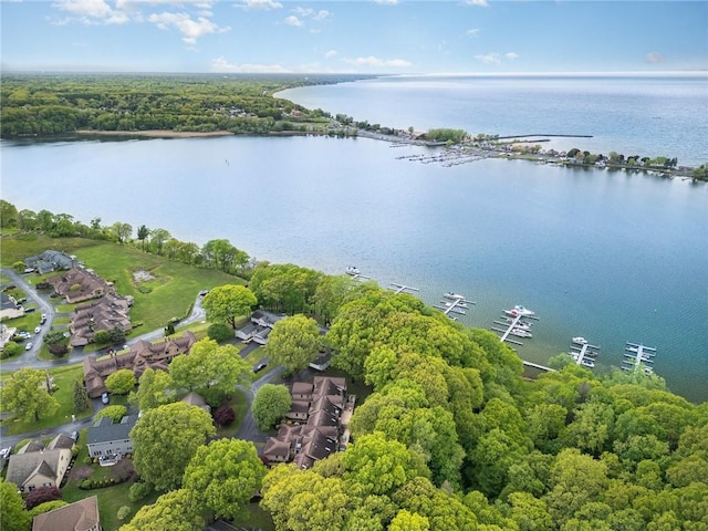 716 Mariner Cir, Webster, NY 14580 - aerial view of a nearby body of water
