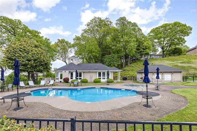 716 Mariner Cir, Webster, NY 14580 - community pool featuring a patio