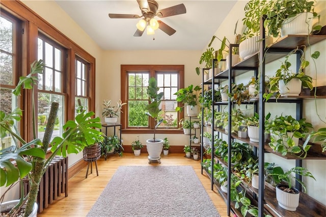 456 N Main St, Benton, NY 14527 - sunroom / solarium featuring french doors and radiator