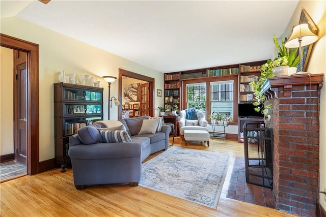 456 N Main St, Benton, NY 14527 - living room featuring wood finished floors and baseboards