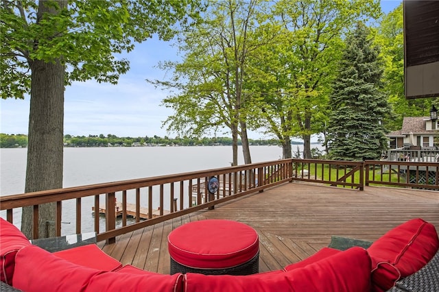 6525 Bonnie Castle Rd, Huron, NY 14590 - deck featuring a water view