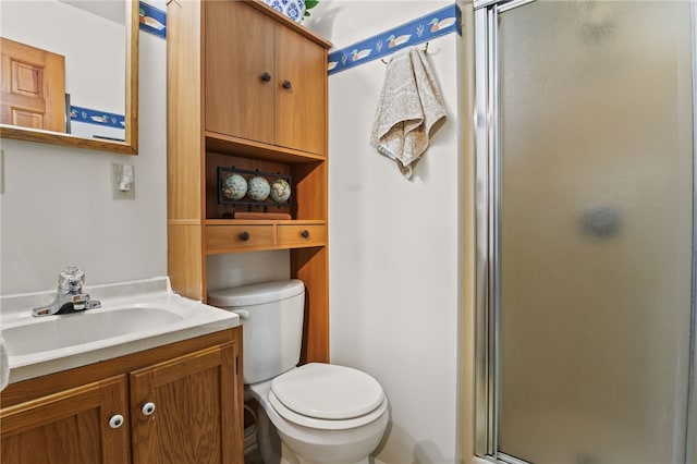 6525 Bonnie Castle Rd, Huron, NY 14590 - full bath featuring a stall shower, vanity, and toilet