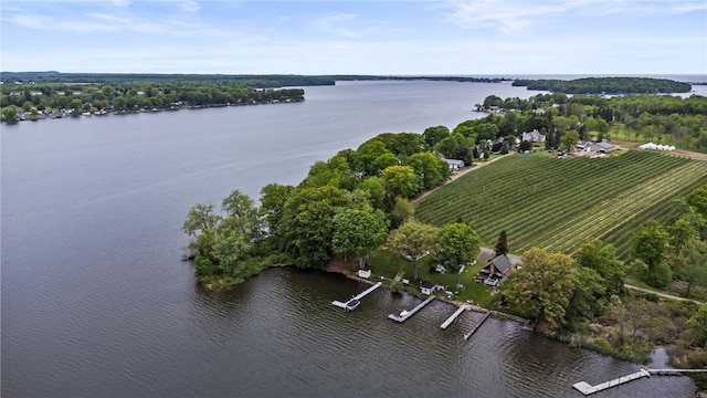 6525 Bonnie Castle Rd, Huron, NY 14590 - aerial view of property's location with a nearby body of water