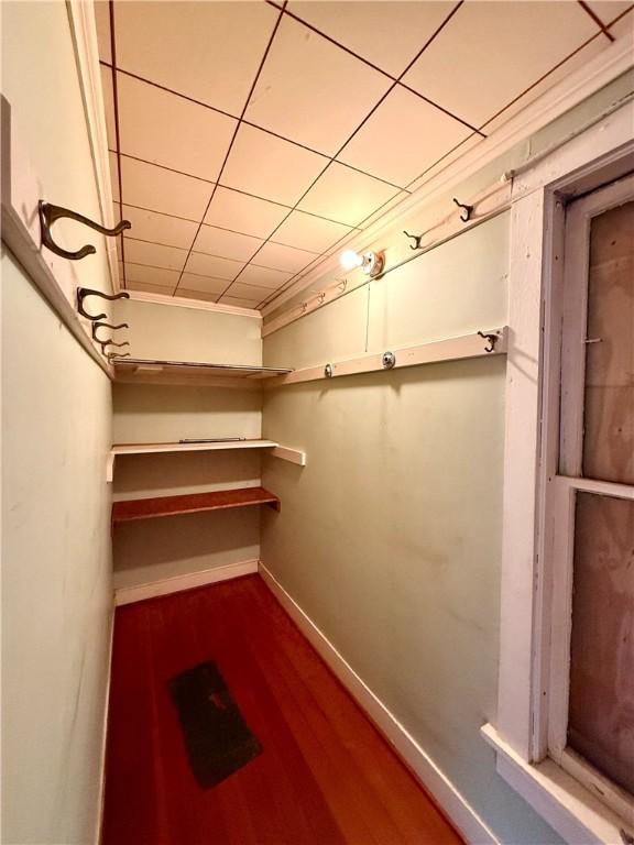 9 Weidman St, Unadilla, NY 13849 - walk in closet featuring wood finished floors