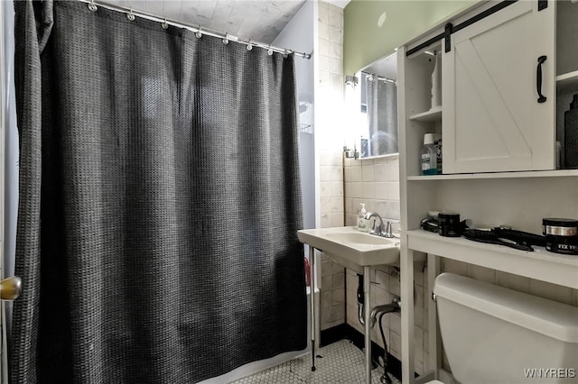 163 Shepard Ave, Tonawanda-Town, NY 14217 - bathroom with toilet and a shower with shower curtain