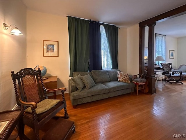 169 Pleasant St, Utica, NY 13501 - living room featuring hardwood / wood-style floors