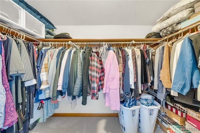 6157 Walnut Creek Ct, Clarence, NY 14051 - walk in closet featuring carpet flooring