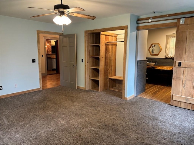 6940 County Highway 18, Plainfield, NY 13491 - unfurnished bedroom with carpet flooring and baseboards