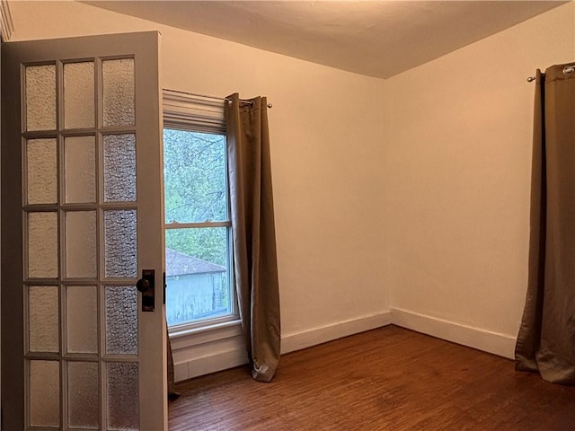 6940 County Highway 18, Plainfield, NY 13491 - spare room featuring wood finished floors and baseboards