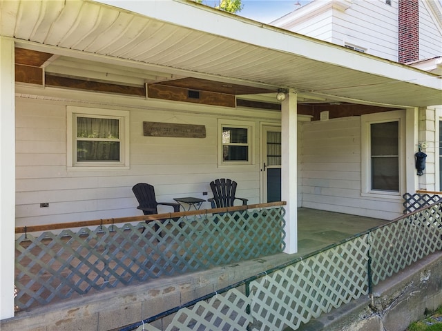 6940 County Highway 18, Plainfield, NY 13491 - view of wooden porch
