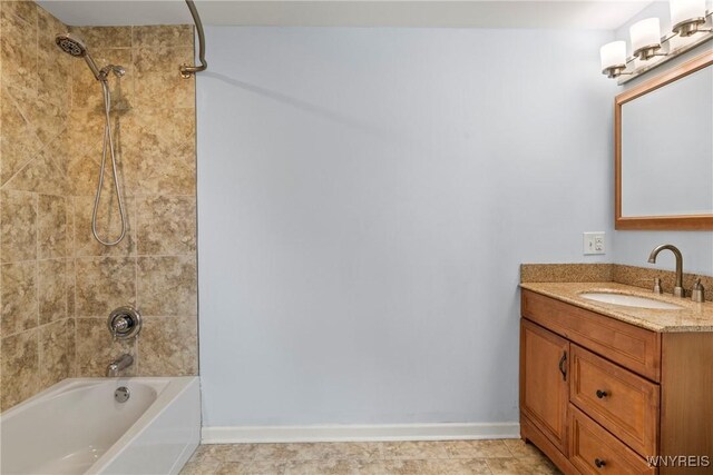 60 Gaylord Ct, Elma, NY 14059 - full bath with vanity, shower / tub combination, and baseboards
