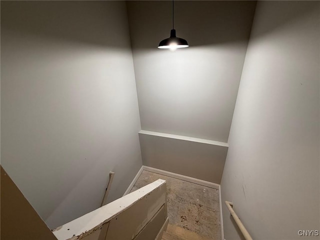 10 Platten Dr, Elbridge, NY 13080 - stairway with baseboards
