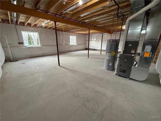10 Platten Dr, Elbridge, NY 13080 - basement with water heater