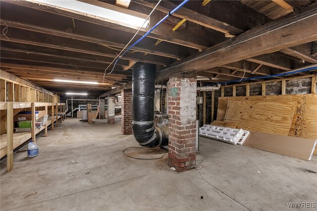 871 Seneca St, Buffalo, NY 14210 - view of unfinished below grade area
