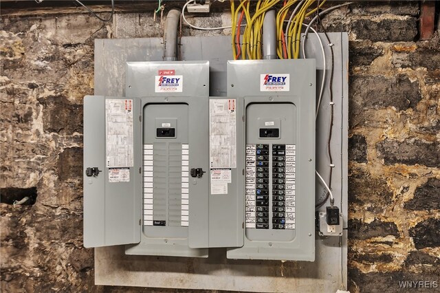 871 Seneca St, Buffalo, NY 14210 - utility room featuring electric panel