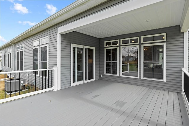 35 Chase Meadow Trl, Mendon, NY 14472 - wooden terrace with central AC