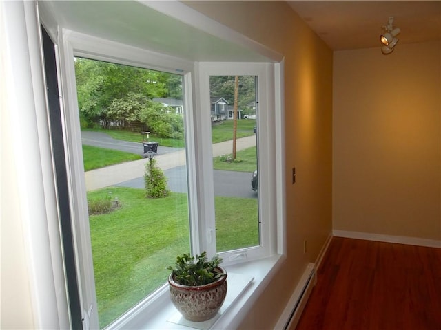 1737 Genesee Rd, Elmira, NY 14905 - entryway featuring wood finished floors and baseboards