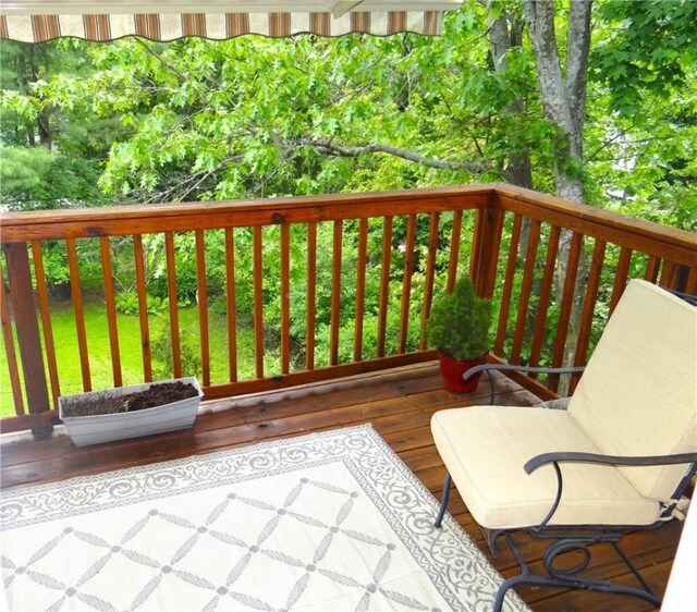 1737 Genesee Rd, Elmira, NY 14905 - view of wooden terrace