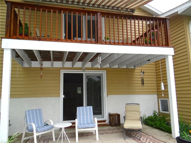 1737 Genesee Rd, Elmira, NY 14905 - view of patio / terrace featuring a balcony