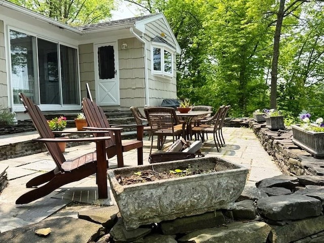63 Lakeview Dr N, Middlefield, NY 13326 - view of patio