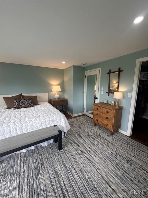 2089 Spring St, Hamilton, NY 13346 - bedroom with baseboards and recessed lighting