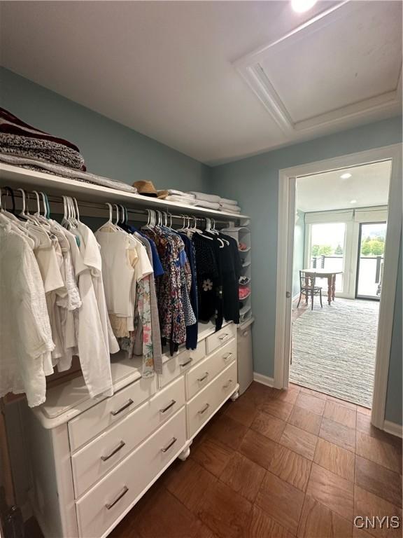 2089 Spring St, Hamilton, NY 13346 - spacious closet with attic access
